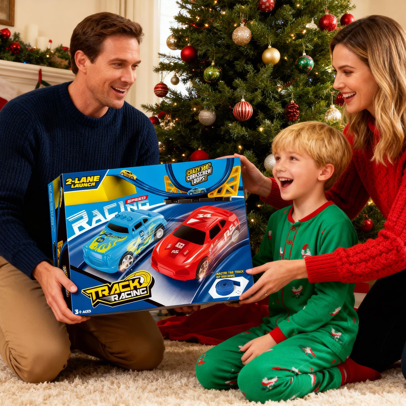 BlivEclat gift-ready racetrack for birthdays and holidays.