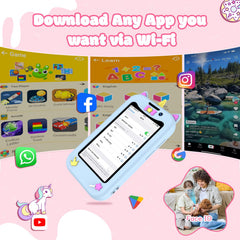 BLKE Max Kids Phone HD screen supports playful apps and videos.