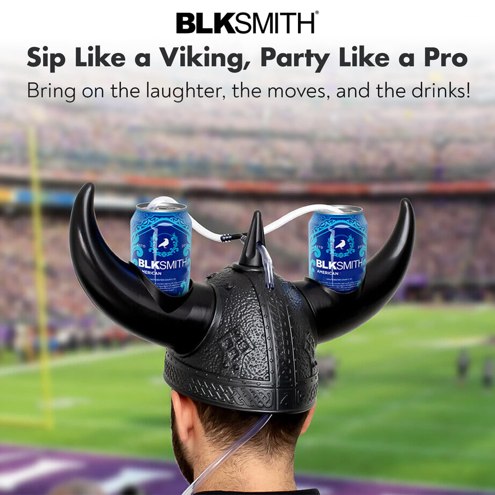 BLKSMITH Viking Drinking Helmet durable sipping straw for simple drinks
