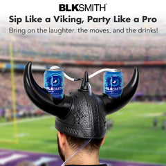 BLKSMITH Viking Drinking Helmet durable sipping straw for simple drinks