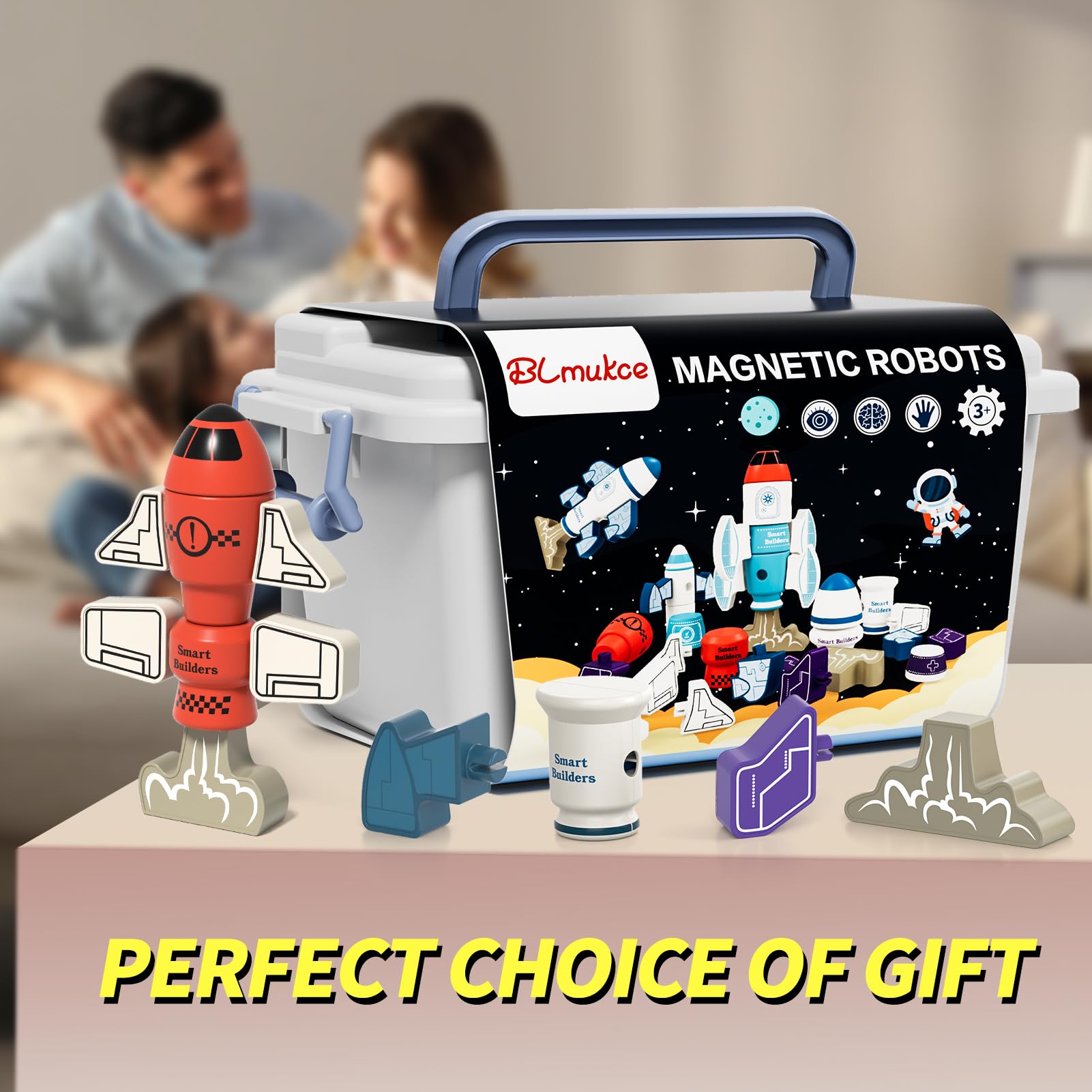 BLmukce ABS plastic magnets offer bright, durable safety for toddlers