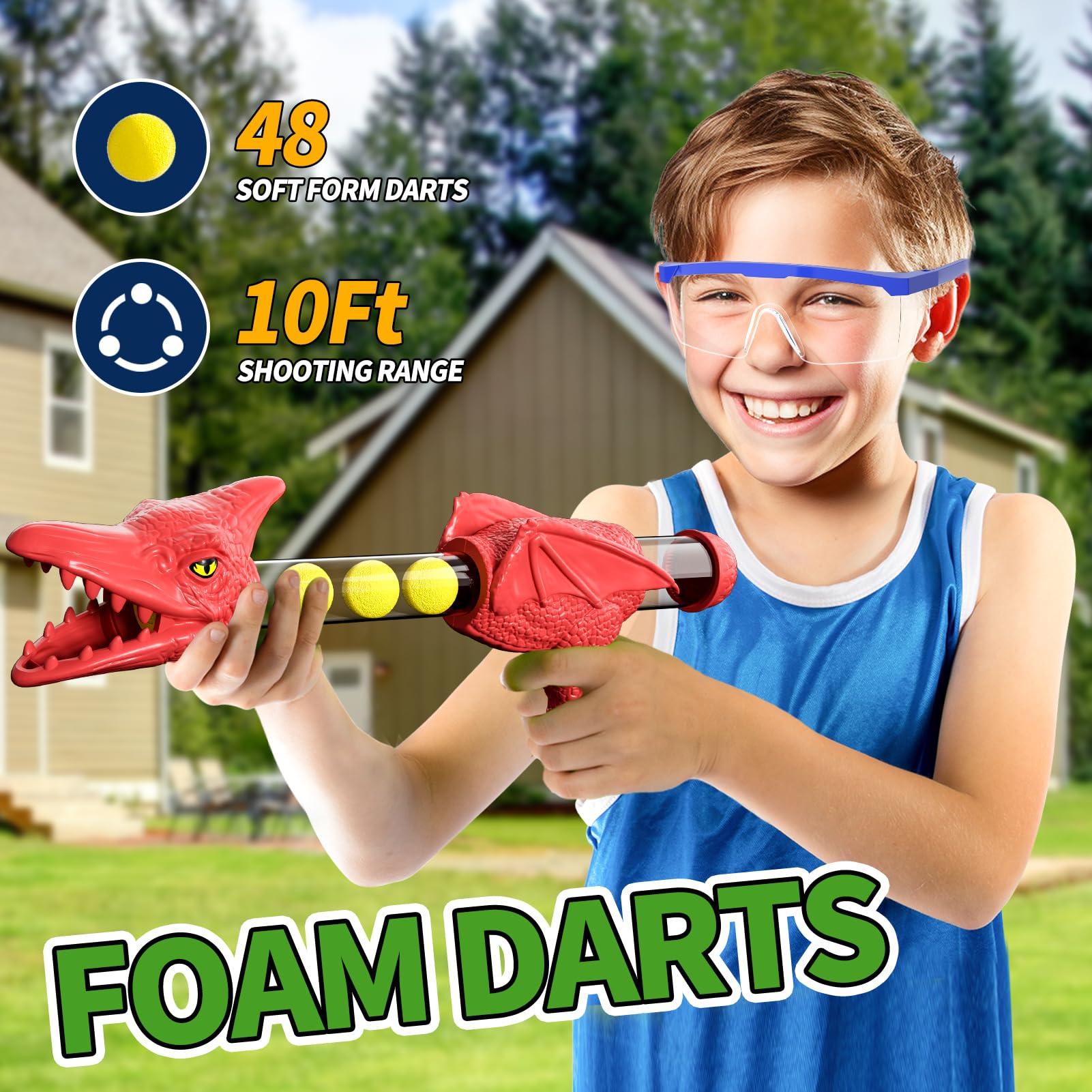 BLmukce air pump guns shot-focused, supports active shooting practice in safe home spaces.