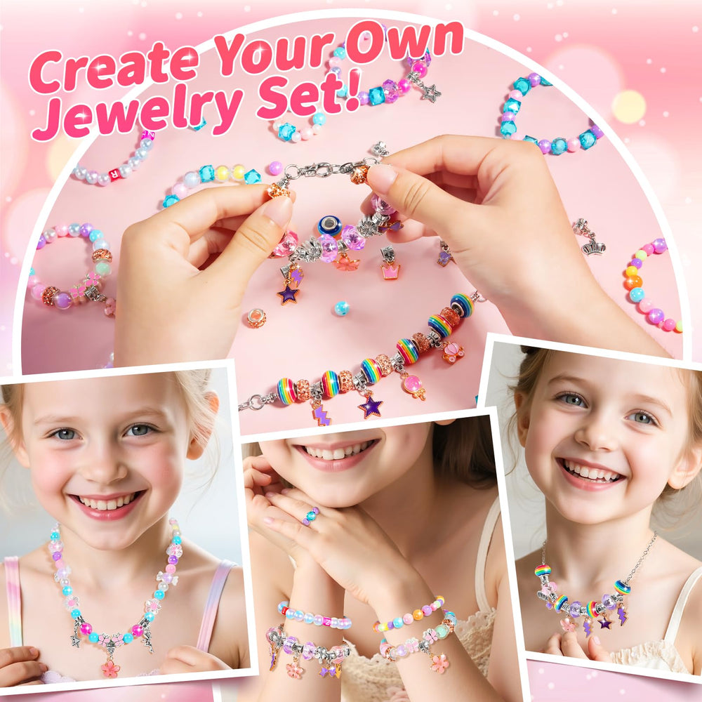 BLmukce beads and charms close-up with vibrant color options.