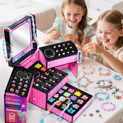 BLmukce storage case keeping beads organized for crafting.