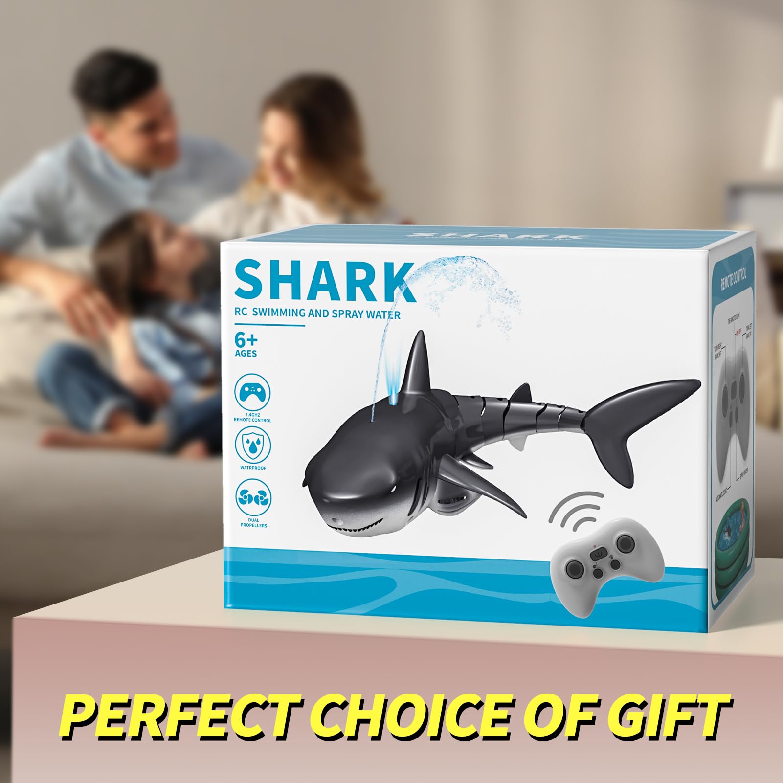 BLmukce gift-ready RC Shark ideal for birthdays and holidays