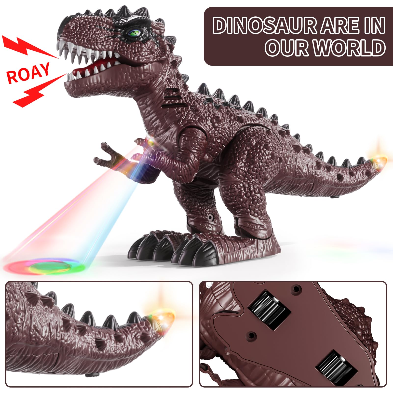 BLmukce Stegosaurus walking toy adds spiked herbivore fun to outdoor play