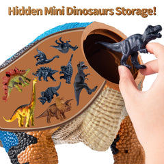 BLmukce T-Rex features detachable head and tail for hands-on assembly.