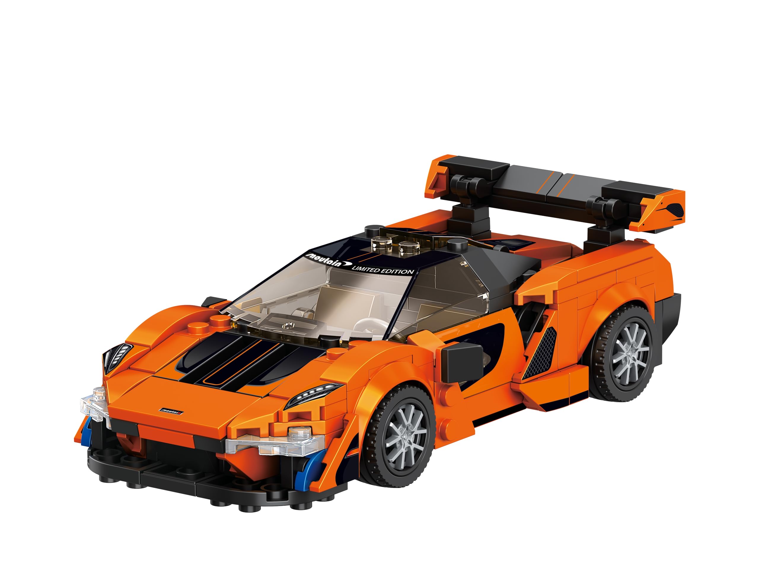 Cockpit steering wheel detail offers realistic building and interactive styling.