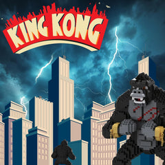 BLOCK CENTER King Kong gift-ready box art for fans.