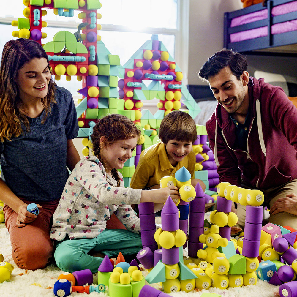 Blockaroo classroom STEM activity supports early engineering concepts through hands-on building.