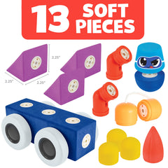 Blockaroo safe durable foam ensures dishwasher-cleaning and long-lasting bath-time fun.