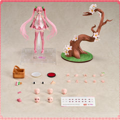 Blokees Sakura Miku accessories set includes sakura tree and lifestyle items for storytelling.