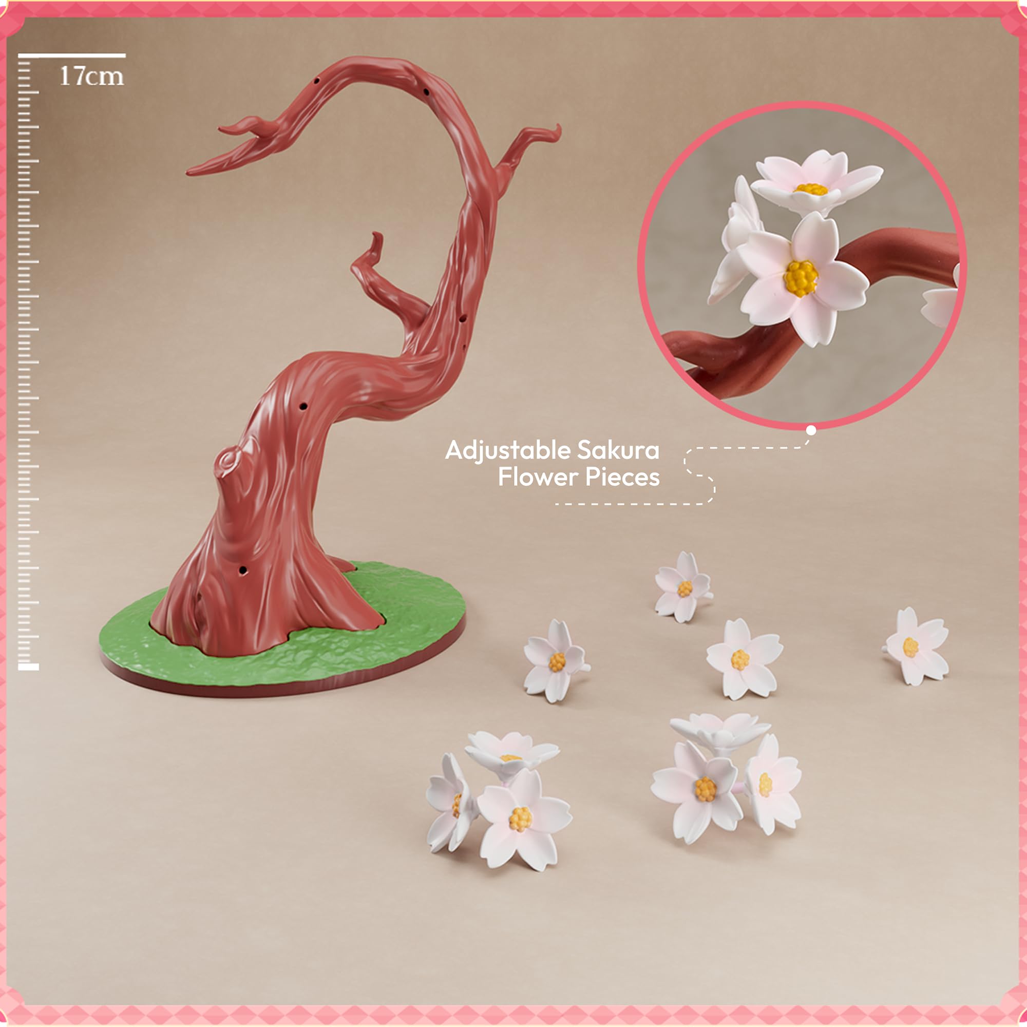 Blokees Sakura Miku interchangeable faceplates expand customization options.