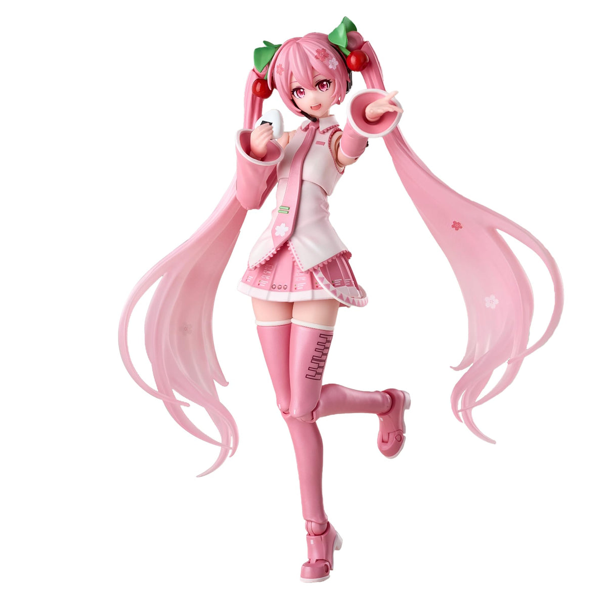 Blokees Sakura Miku squishy finish close-up offers premium tactile feel.