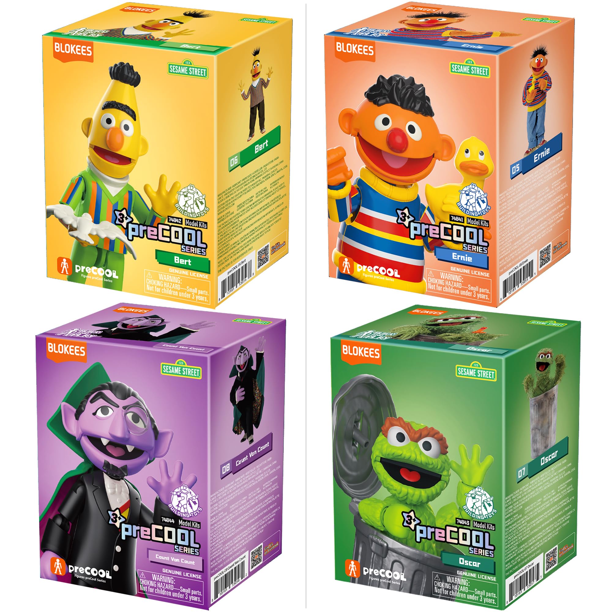 BLOKEES Oscar assembly kit ready for vibrant display and playful storytelling