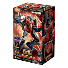 BLOKEES Starscream LED eyes and chest illuminate the figure for dramatic display