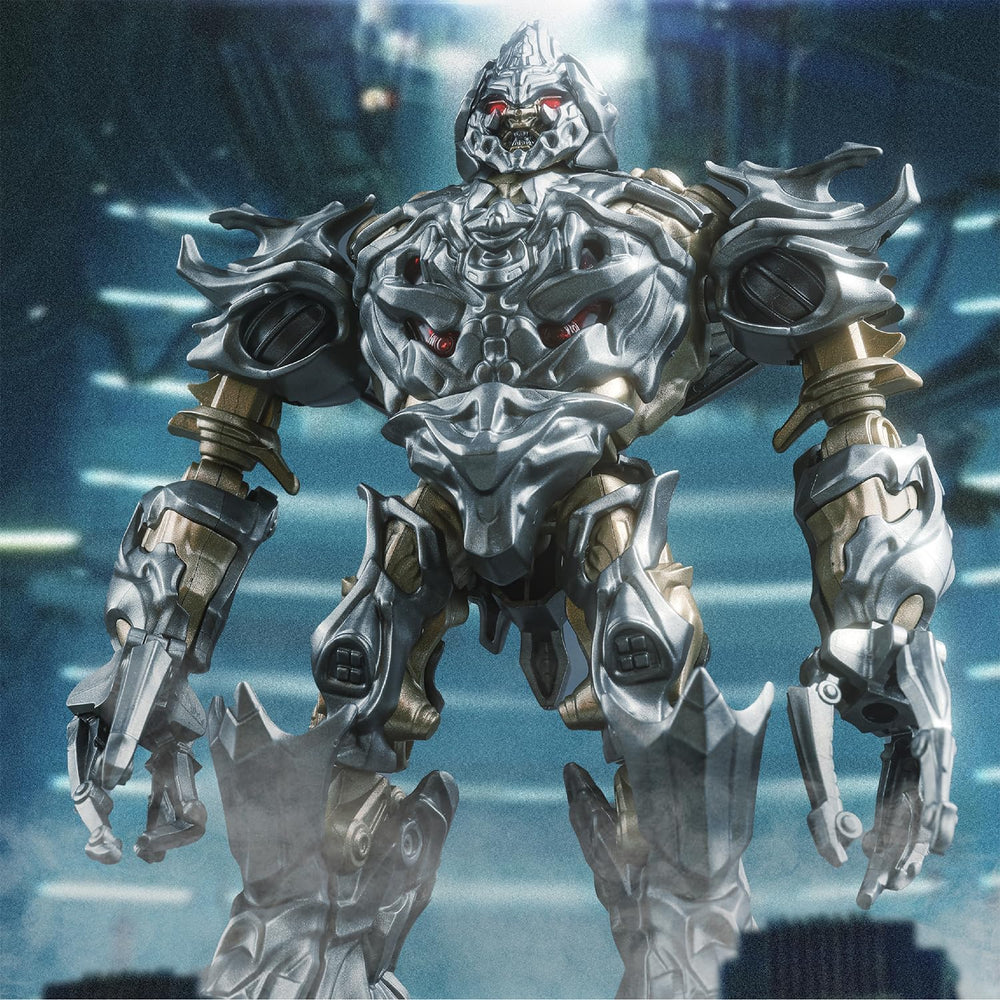 Blokees Megatron with 20 movable joints for dynamic posing and play.