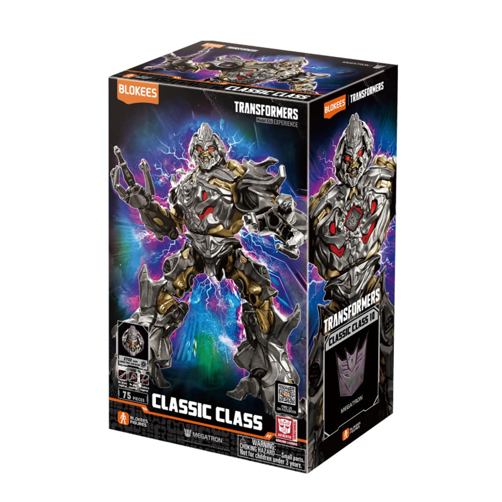 Blokees Megatron cinematic pose options for action-packed scenes.