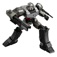 Blokees Megatron display stand included for polished presentation.