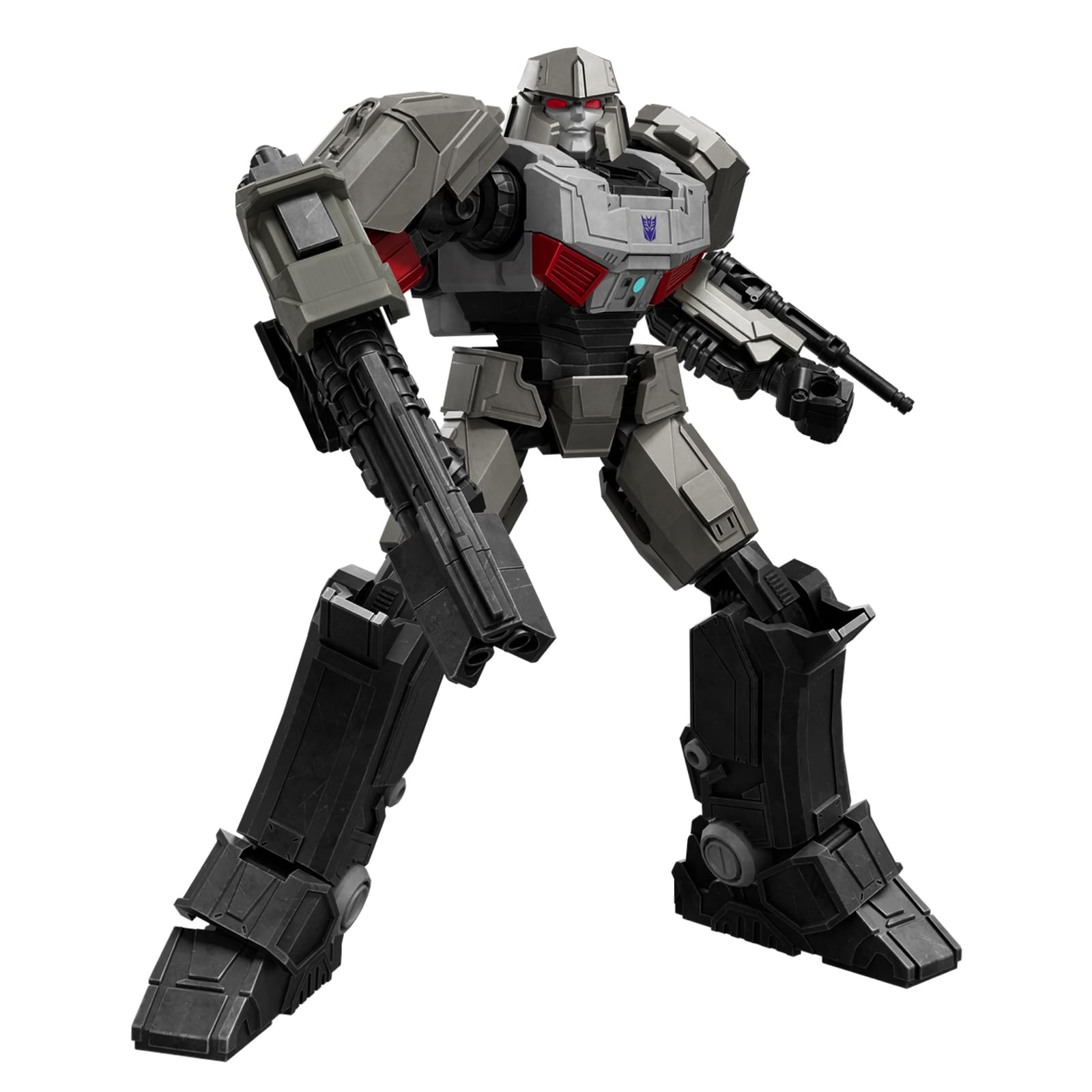 Blokees Megatron close-up paint details enhance authentic look.