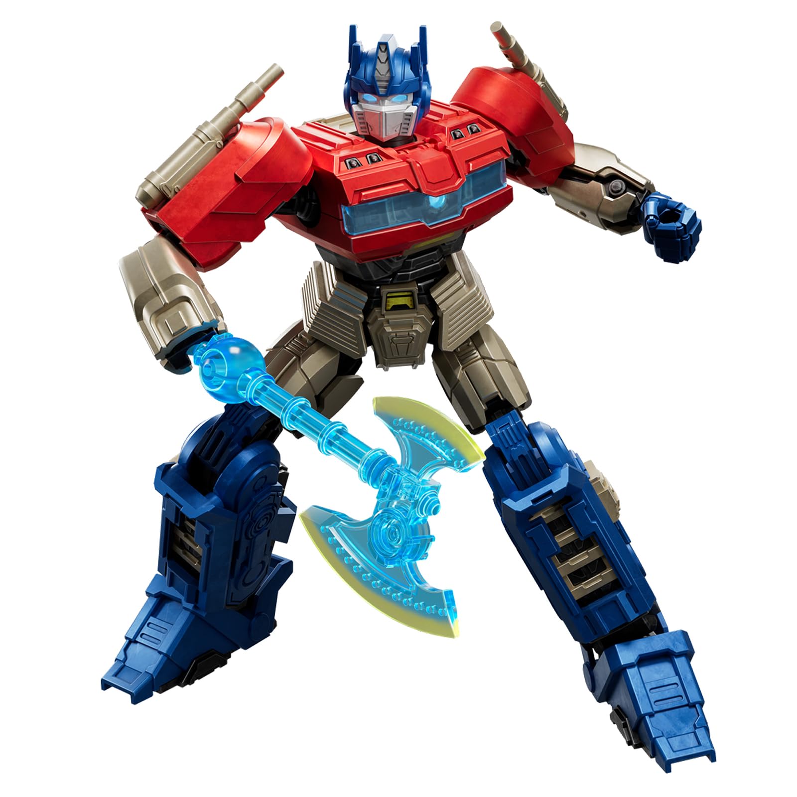 BLOKEES Optimus Prime display stand provides stable, showcase-ready support.