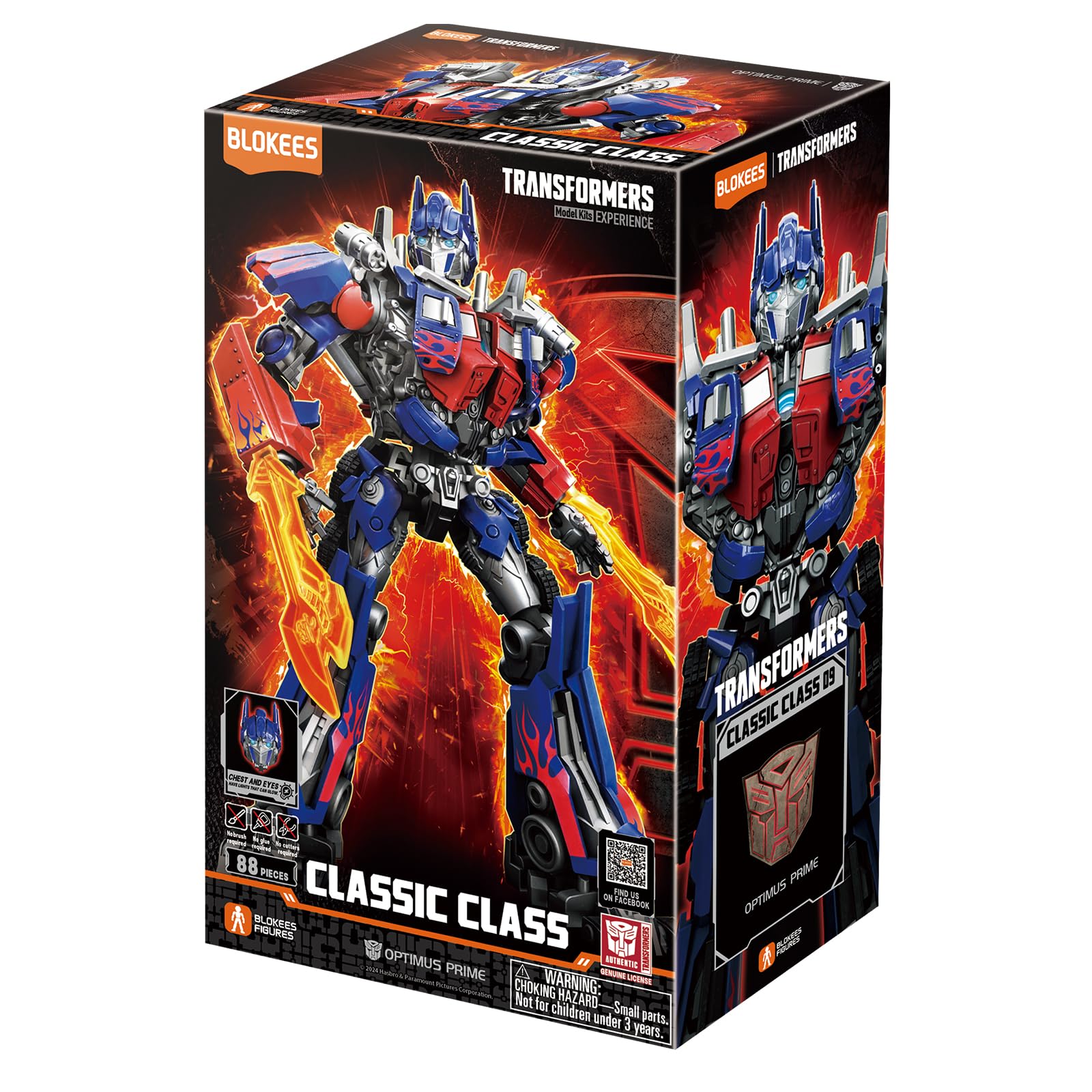 BLOKEES Transformers Prime weapons pack supports authentic battle scenes.