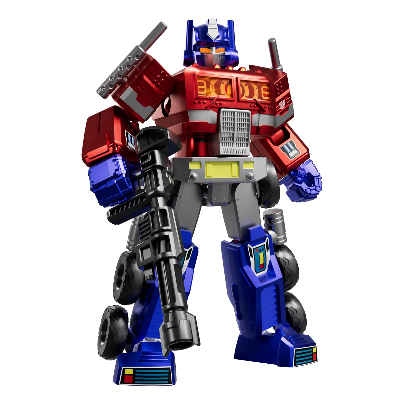 BLOKEES Transformers Shining 02 metallic-optimus-prime highlights a rare variant for collectors.