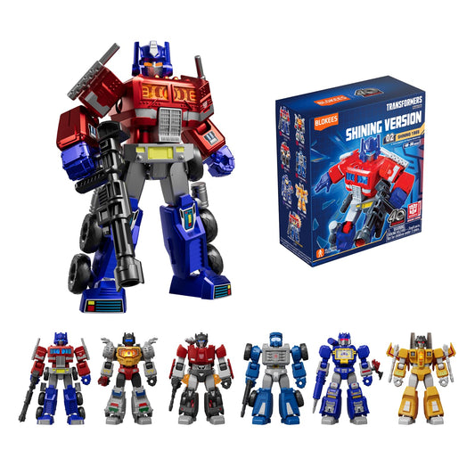 BLOKEES Transformers Shining 02 surprise box pack offers six figures for exciting display and collection.