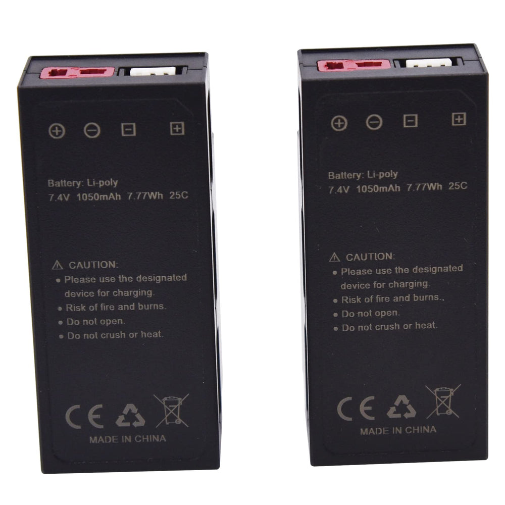 Blomiky 7.4V 1050mAh LiPo for Bezgar HP161, 1:16 scale high-speed truck.