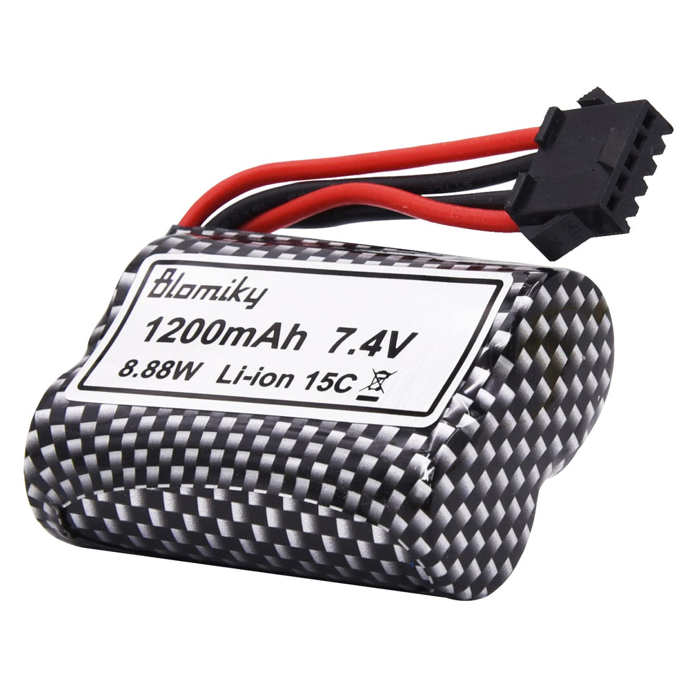 Blomiky battery mounted in RC boat during on-water testing
