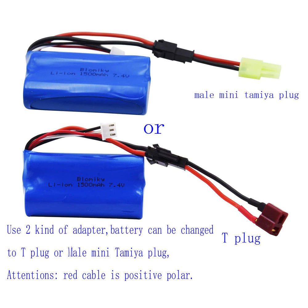 Two-pack Blomiky battery set ready for replacement