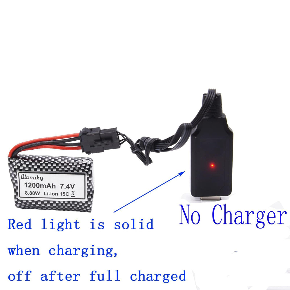 Blomiky USB charging cables included for easy recharging