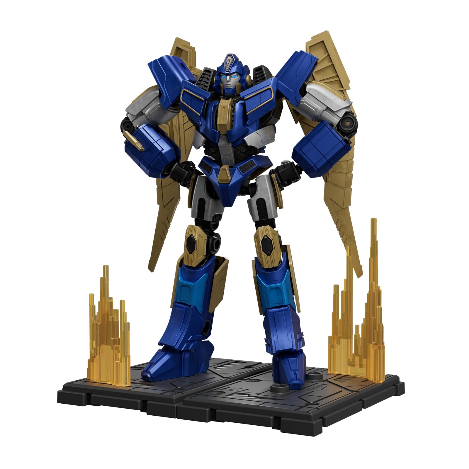 BLOKEES Sentinel Prime sword and blaster weapons enhance battle-ready storytelling.