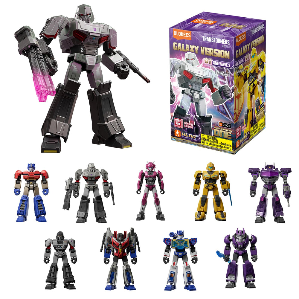 BLOKEES Transformers Galaxy V07 figure close-up highlights display-ready poseability.