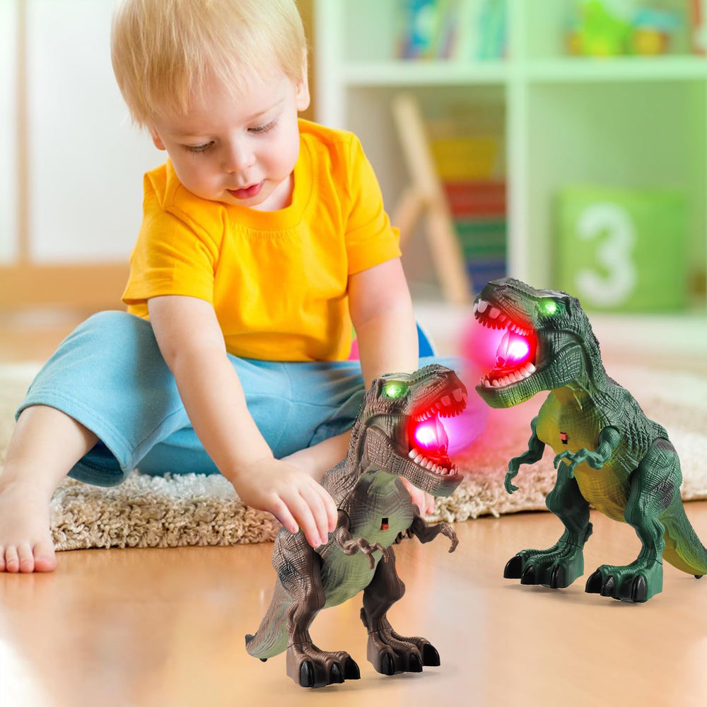 Bloolilies LED roaring dinosaurs with lights for interactive fun.