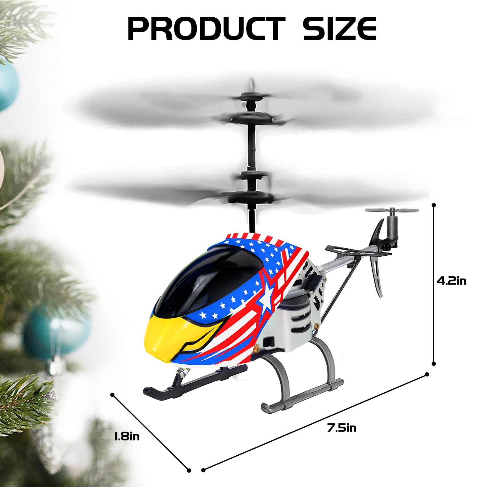 Bloolilies Eagle RC helicopter gift packaging, ideal for birthdays or holidays.