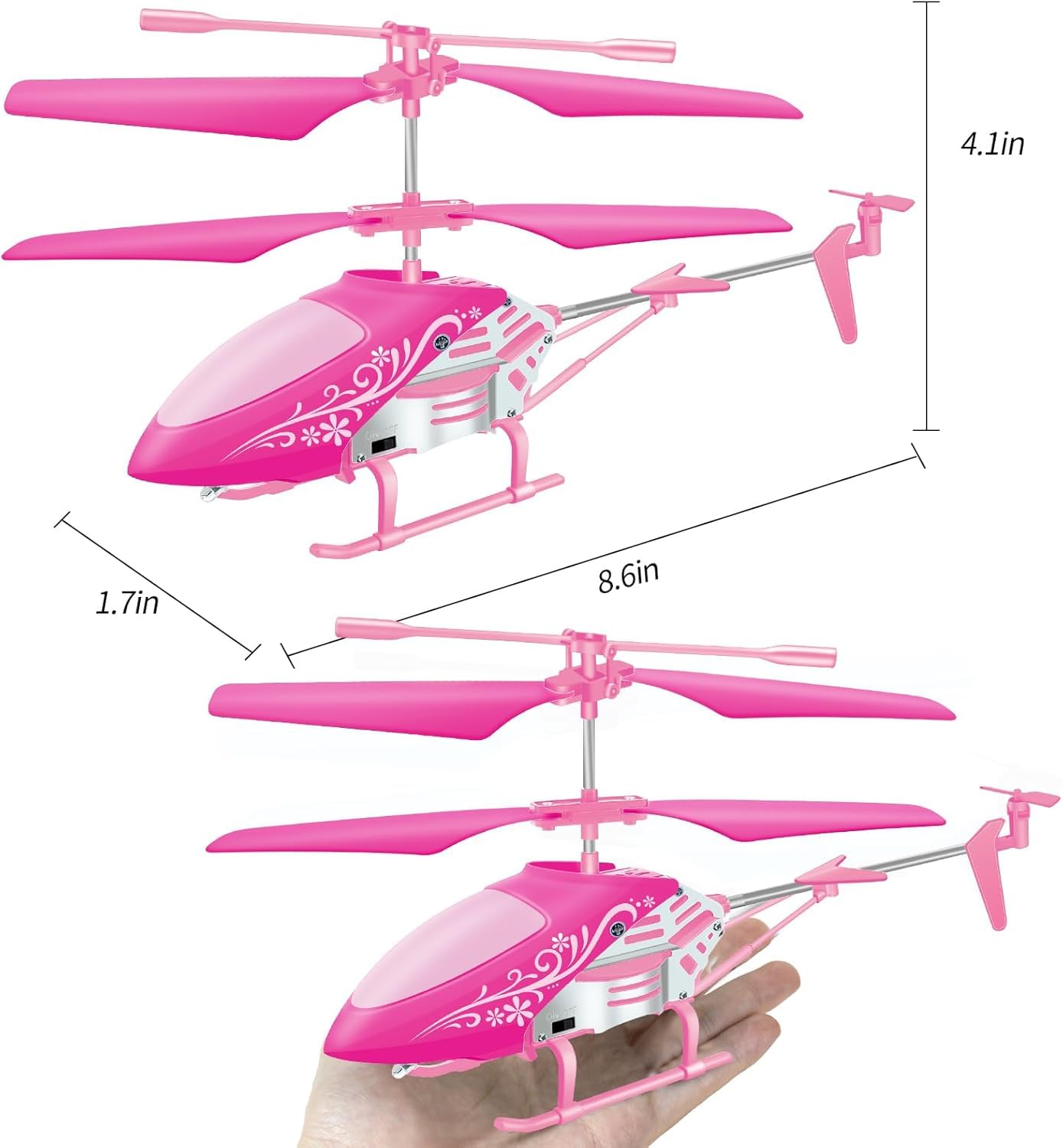 Bloolilies one-key take-off makes beginners feel confident during lift-off.
