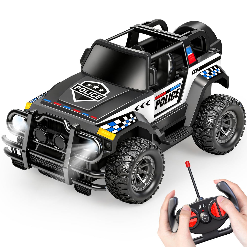 Bloolilies Police RC Car 1:20 scale for realistic kid-friendly play.