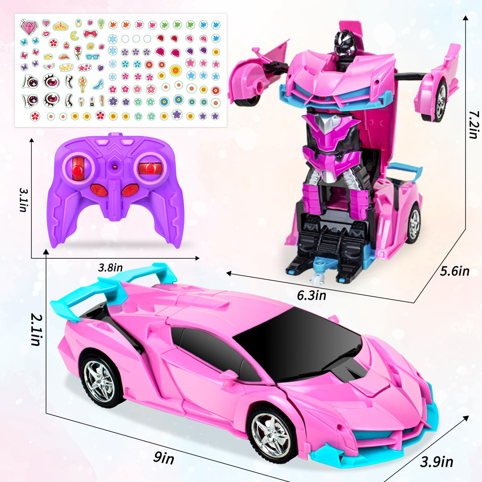 Bloolilies car made of ABS plastic, safe and durable for kids.