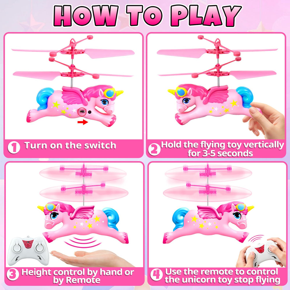 Bloolilies unicorn toy in gift-ready packaging, perfect for birthdays and holidays.