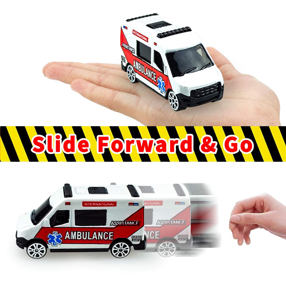 Blooming Lilies fire truck mini side view enhances hands-on playtime
