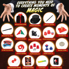 BLOONSY Magic Kit cards and props for easy beginner tricks