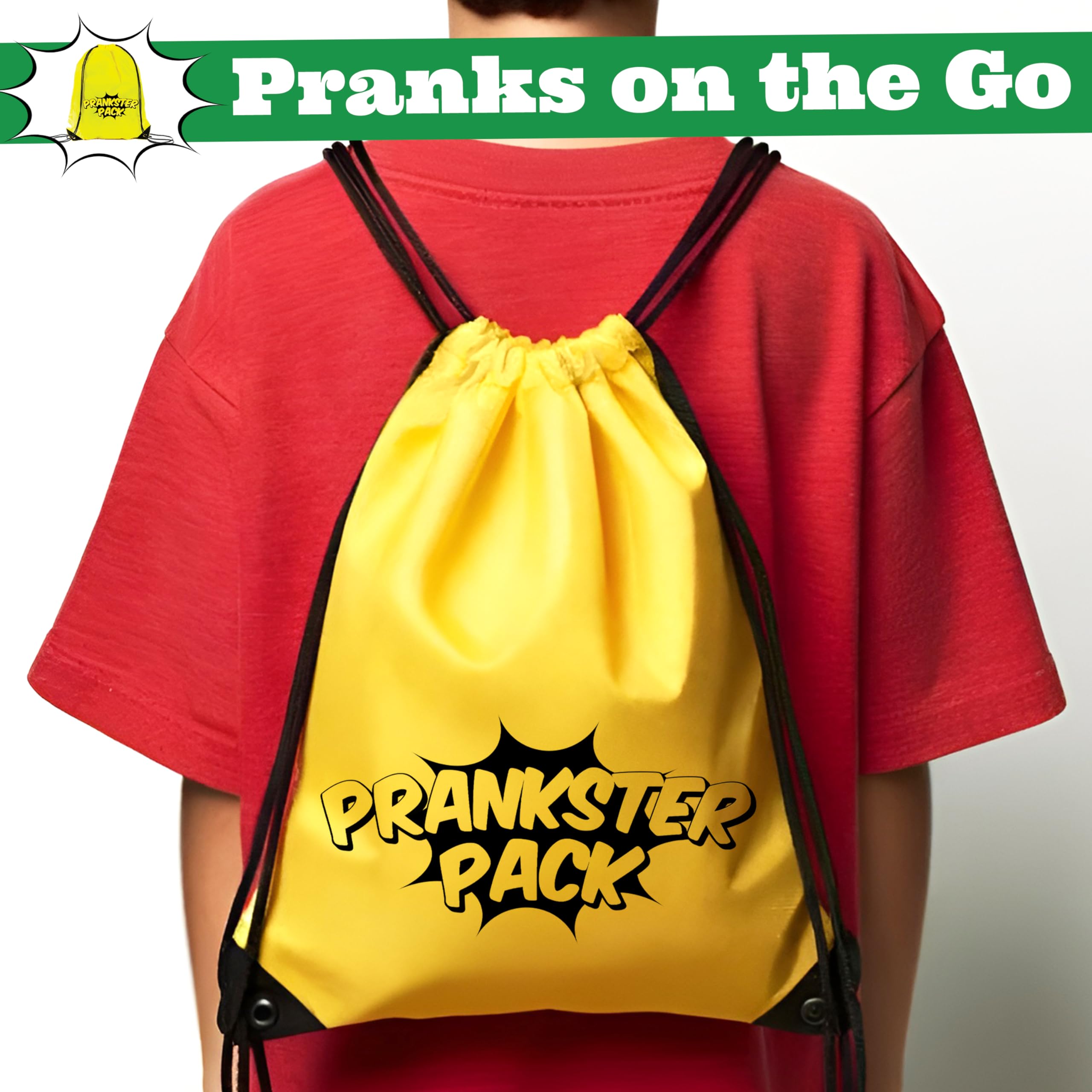 BLOONSY Prank Kit prank packaging highlights contents for easy sharing