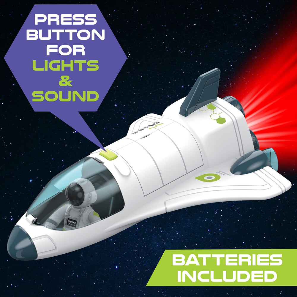 BLOONSY Space Shuttle Toy cockpit detail invites imaginative flight adventures.