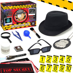 BLOONSY Spy Kit for Kids box front highlighting the gift-ready detective set
