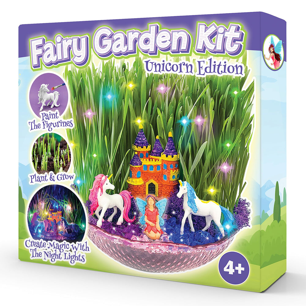 BLOONSY Unicorn Fairy Garden Kit contents spark imaginative play and hands-on crafting.