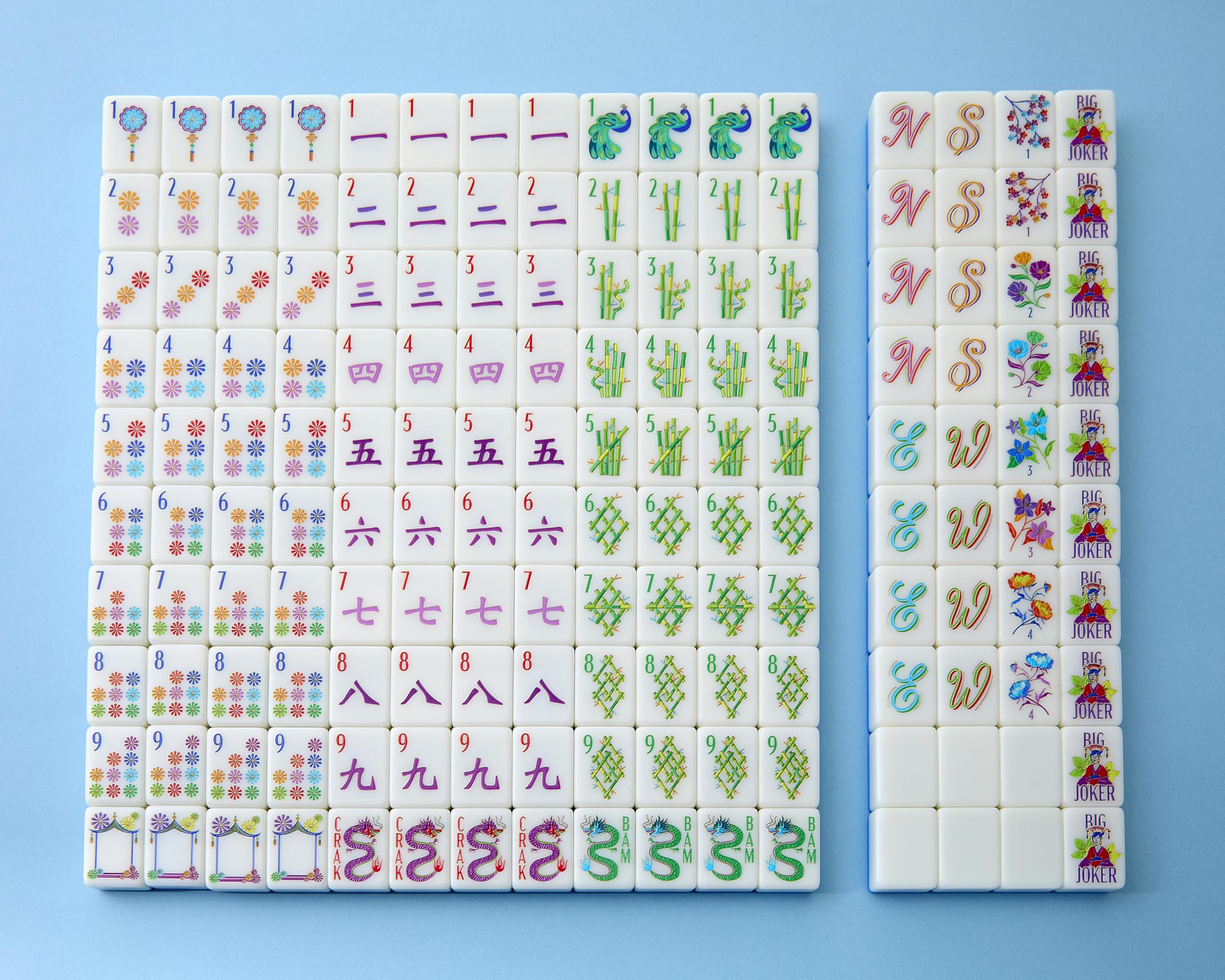 Closeup of Blossom tile artwork demonstrates durable acrylic construction for years of daily use.