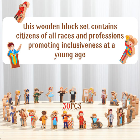 Blosssound teacher figure supporting storytelling and classroom-themed play