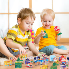 Blosssound portable town playset — easy to bring on family outings.
