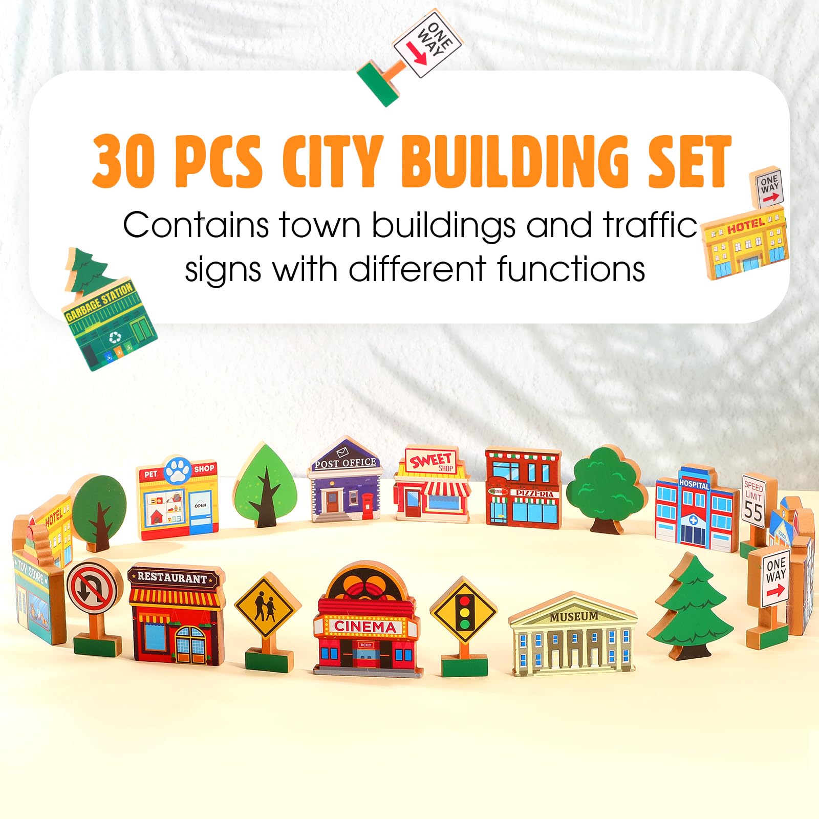 Blosssound traffic signs set — teaches basic traffic concepts during play.